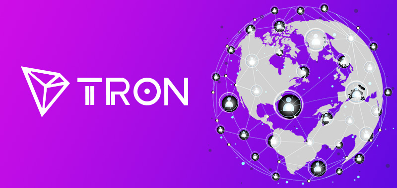 Tron smart contact based MLM